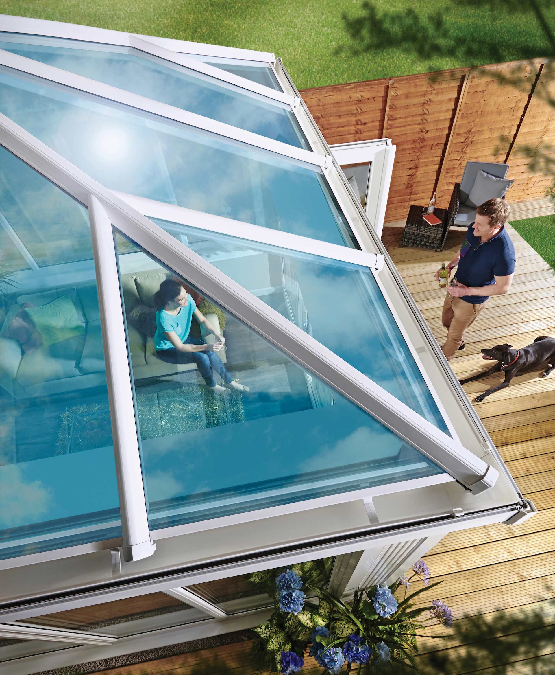 SRJ glass conservatory roof Craigentinny