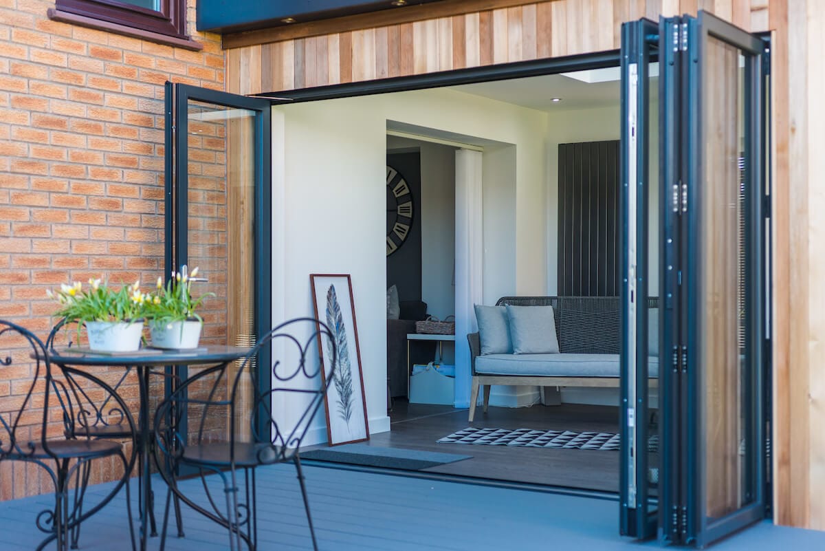 highly secure aluminim bifold doors