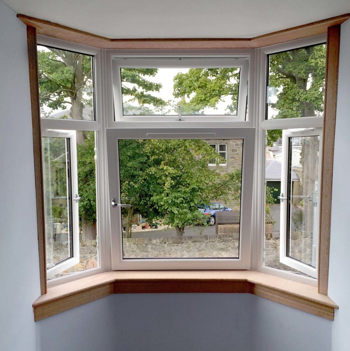 Bay window interior